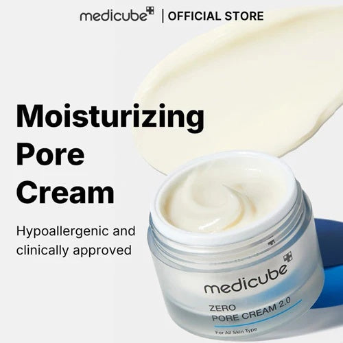 Medicube – Zero Pore One Day Cream 50ml – Crema Ligera para Minimizar Poros e Hidratar