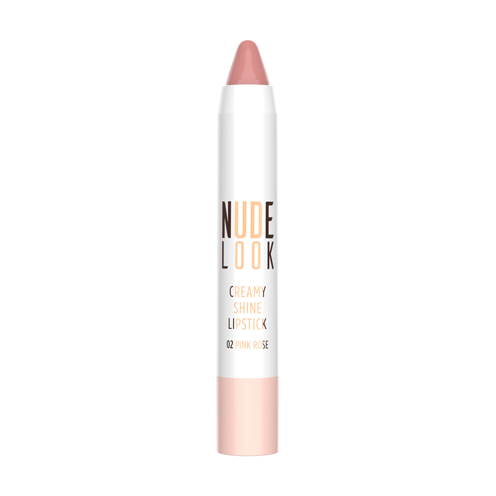 Nude Look Creamy Shine Lipstick – Pintalabios cremoso en lápiz