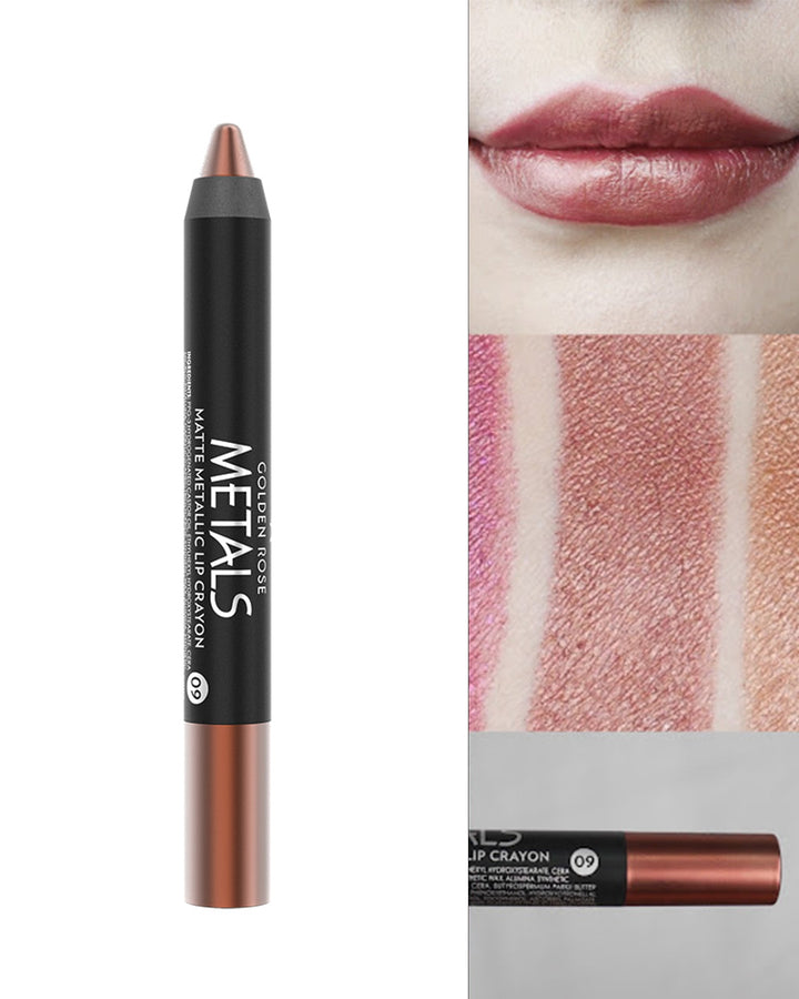 Metals Matte Metallic Lip Crayon – Labial mate metálico