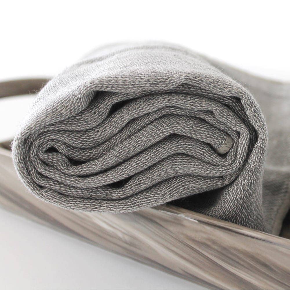 Toallas de baño de alta absorción - Binchotan, lino natural: Lino Natural / 32 x 85 cm