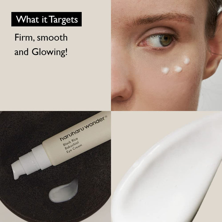 Black rice bakuchiol eye cream