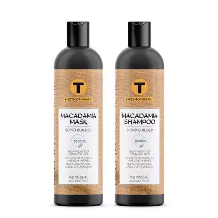 Belma kosmetik- Duo mantenimiento home macadámia- Champú macadámia 250 ml + Mascarilla macadámia 250 ml