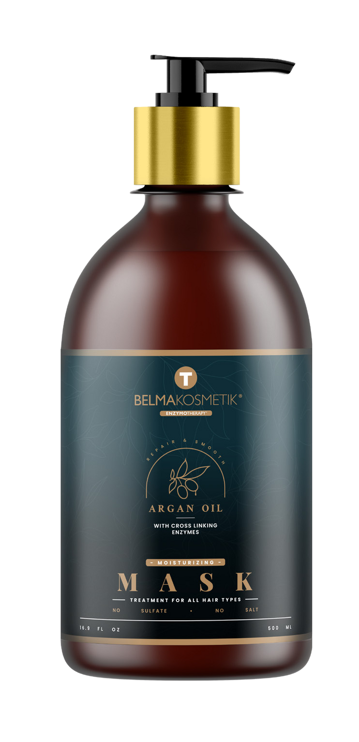 Belma kosmetik-Pack argan -Champú 500+Mascarilla 500+Serum oil 100