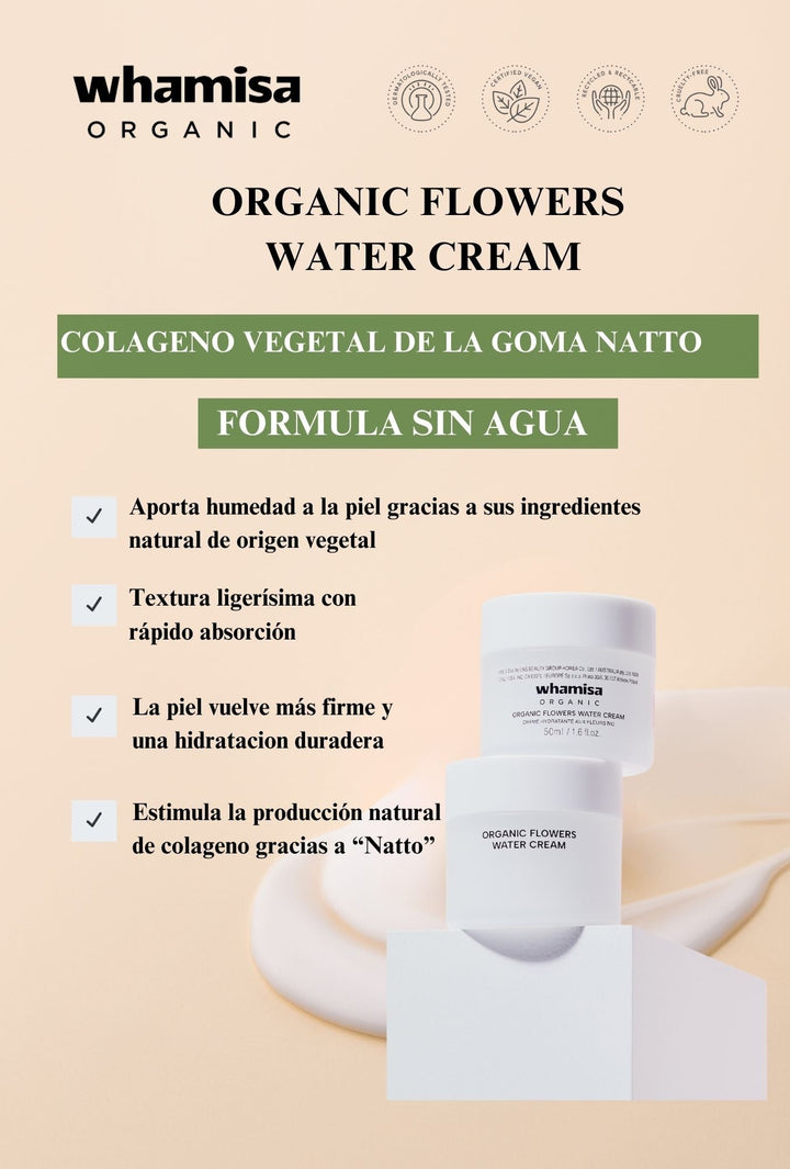 Organic Flowers Water Cream Whamisa
