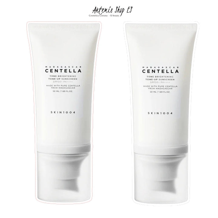 ☀️ SKIN1004 – Madagascar Centella Tone-Up Sunscreen SPF50+ PA++++ | Protector Solar Iluminador