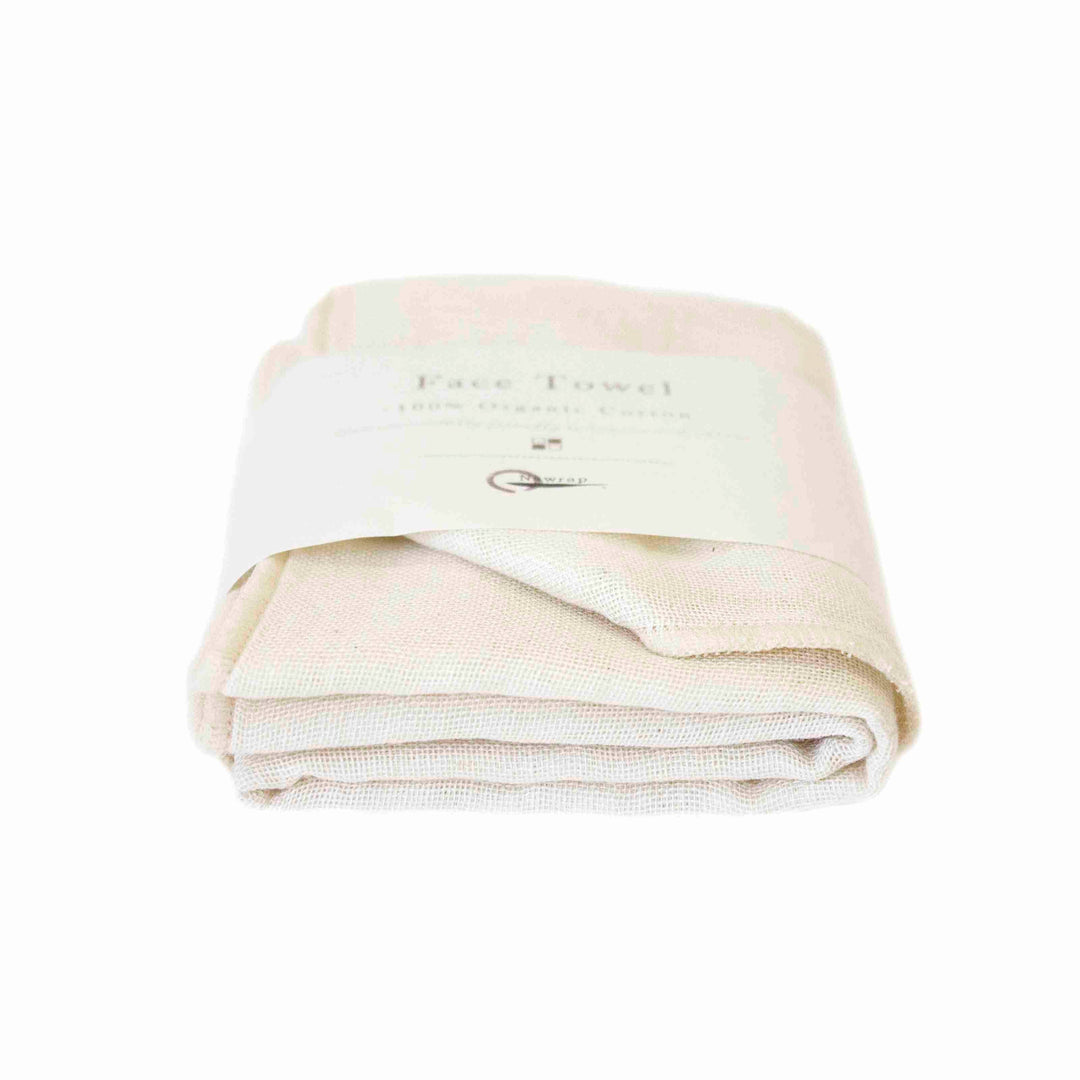 Toallas faciales de alta absorción - Orgánicas: Marrón / 35cmx35cm