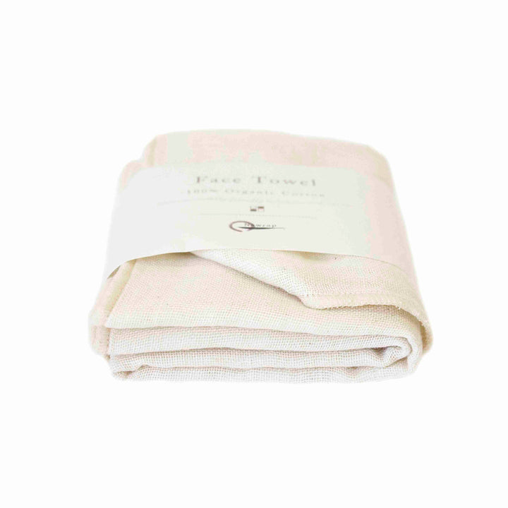 Toallas faciales de alta absorción - Orgánicas: Marrón / 35cmx35cm
