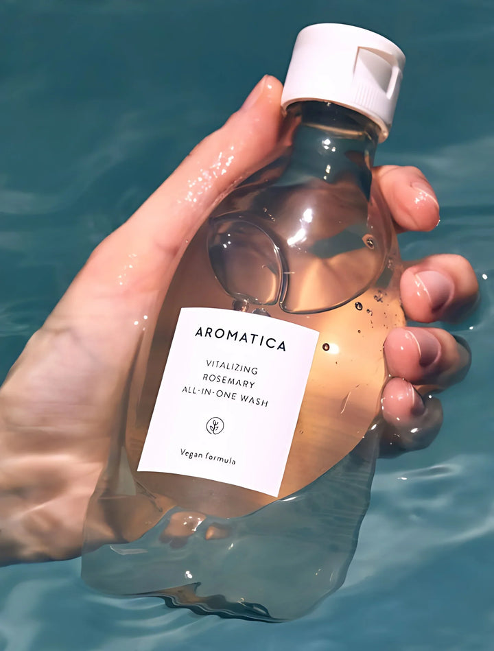 Aromatica - Vitalizing Rosemary All-in- One Wash - Universal Wash Gel - 300ml