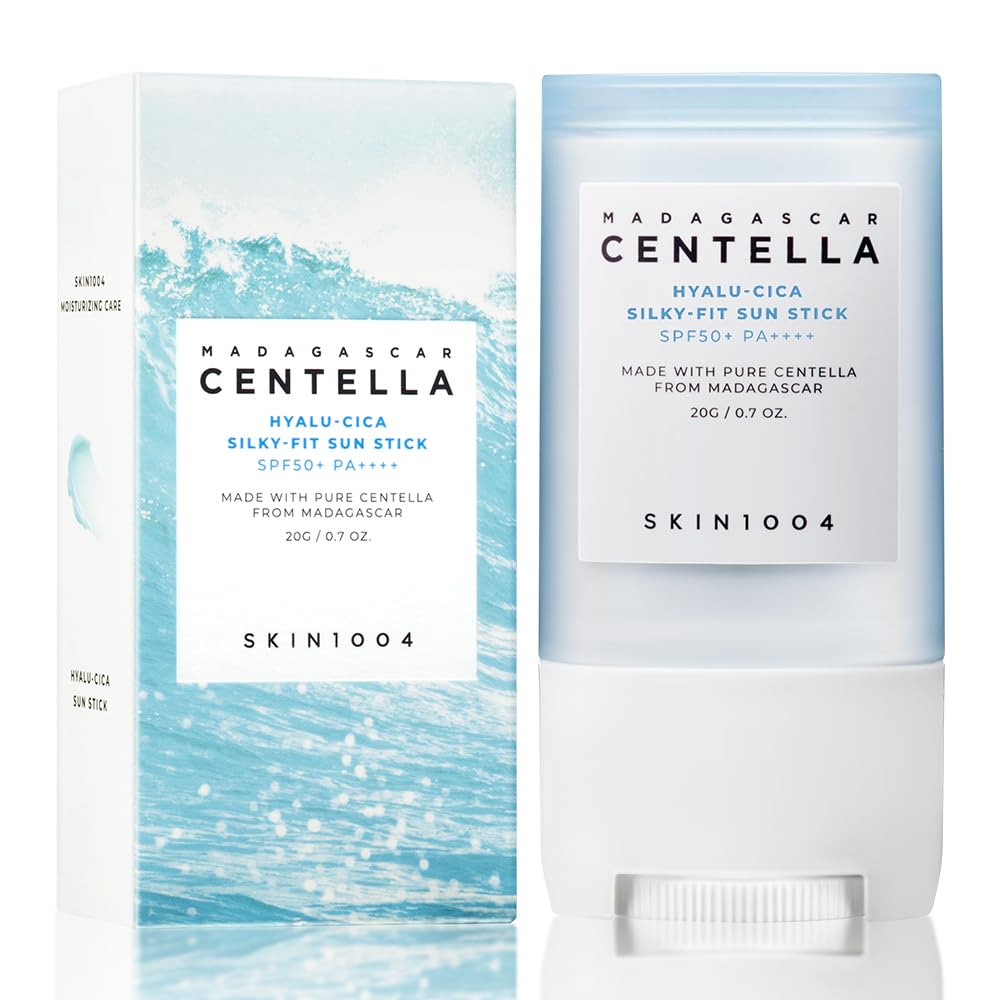 SKIN1004 Madagascar Centella Hyalu-Cica Silky-Fit Sun Stick SPF50+ PA++++ – Protector Solar en Barra con Centella Asiática y Ácido Hialurónico (20g)
