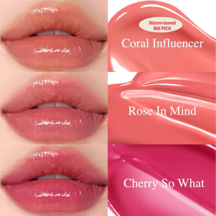 Peripera - Ink Mood Glowy Tint - Longlasting Lip Tint - 02 Coral Influencer