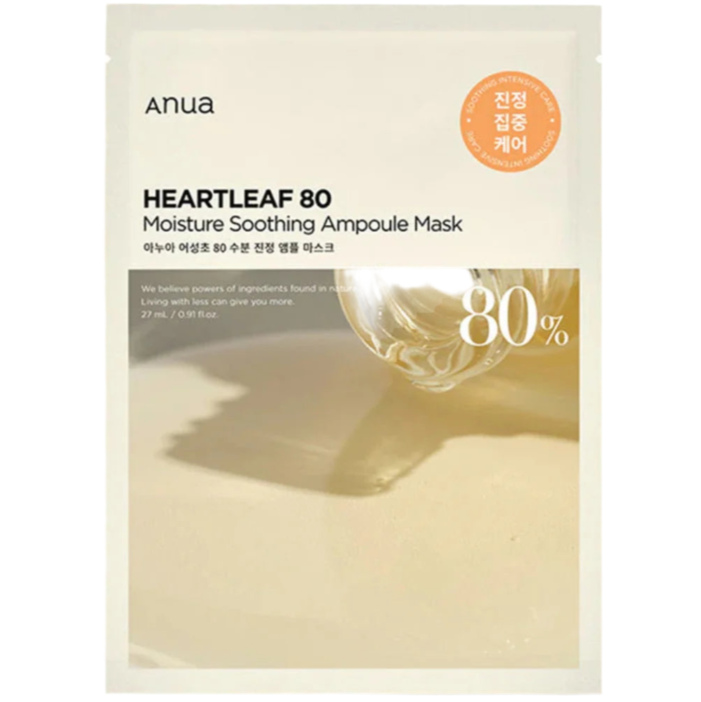 Heartleaf 80 Moisture Soothing Ampoule Mask