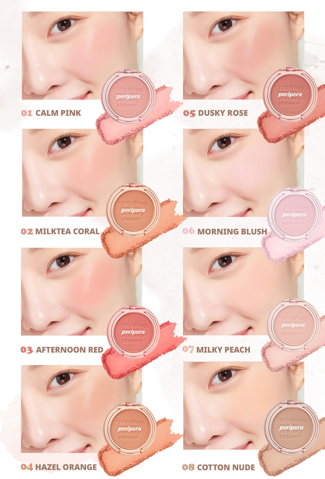 Peripera pure blushed Sunshine Cheek 06 Morning Blush