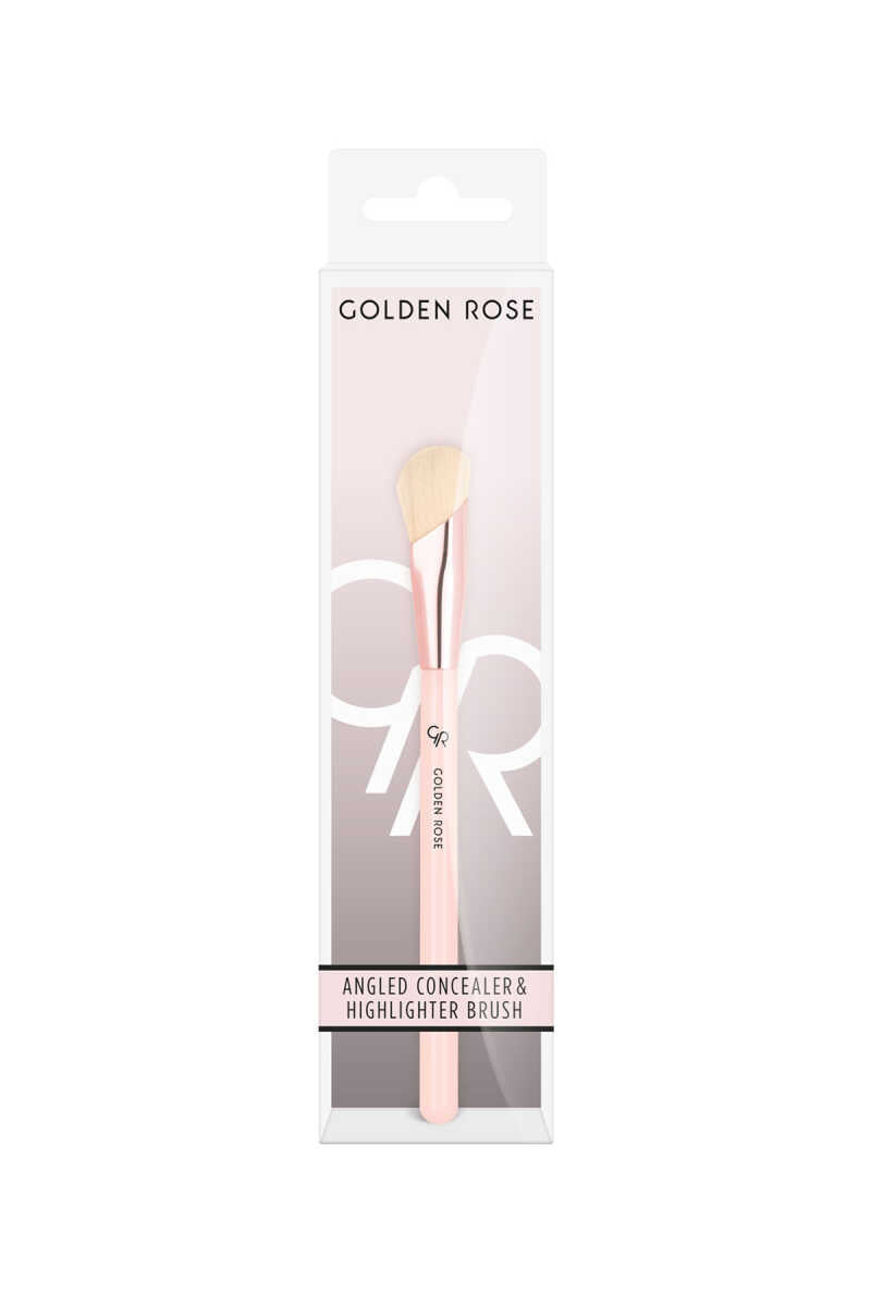 Brocha Angular Corrector e Iluminador - Nude- Angled Concealer &amp; Highlighter Brush