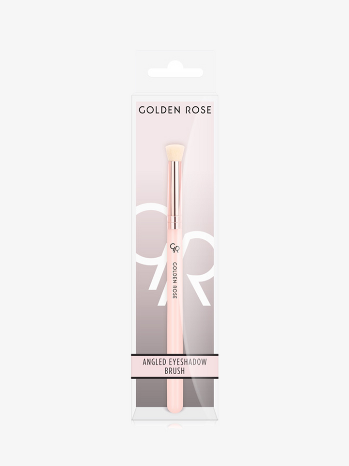 Brocha Angular para Sombras  – Nude -  Precisión Profesional - Angled Eyeshadow Brush