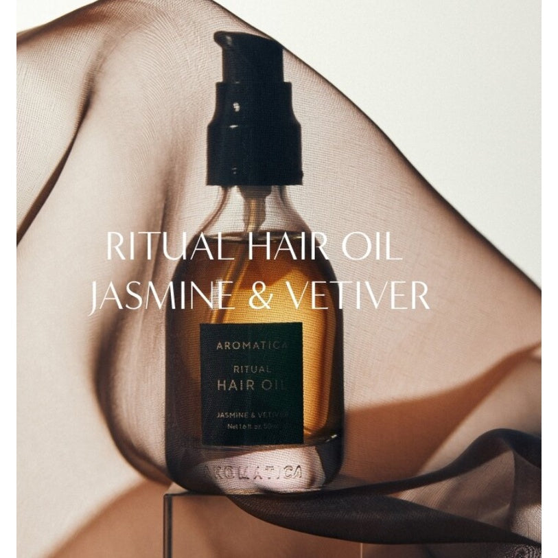 Aromatica - Ritual Hair Oil Jasmine &amp; Vetiver - Nourishing Hair Oil - 50ml