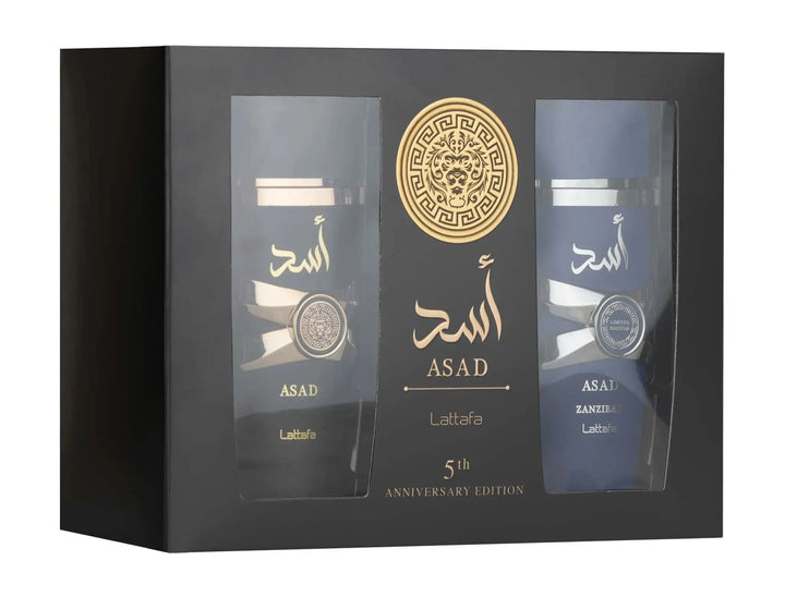 Pack Asad Edición 5º Aniversario - Asad &amp; Asad Zanzibar (2x100 ml) | Lattafa