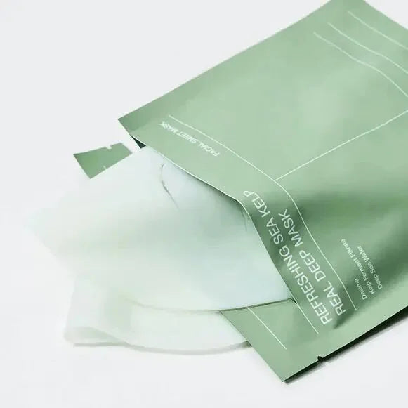 Biodance - Refreshing Sea Kelp Real Deep Mask - Soothing and Moisturizing Face Mask - 1pc/34g, Soothing