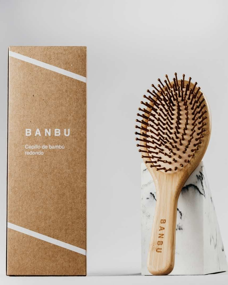 Cepillo de Madera para Cabello