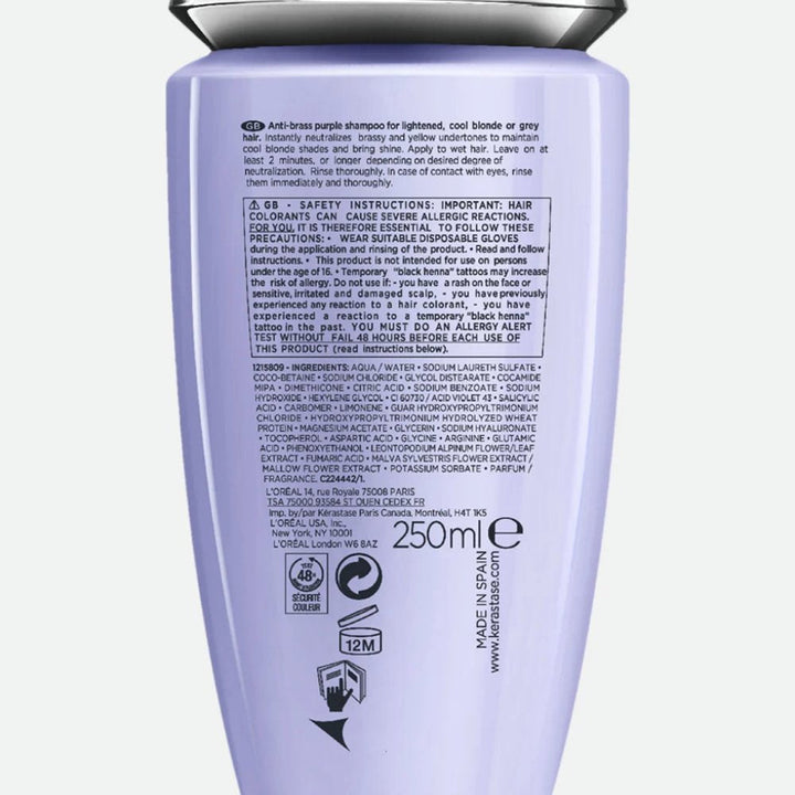 Kérastase - Blond Absolu Champú Bain Ultra-Violet 250 ml