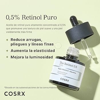 COSRX - The Retinol 0.5 Oil - Oil Serum with Retinol - 20ml