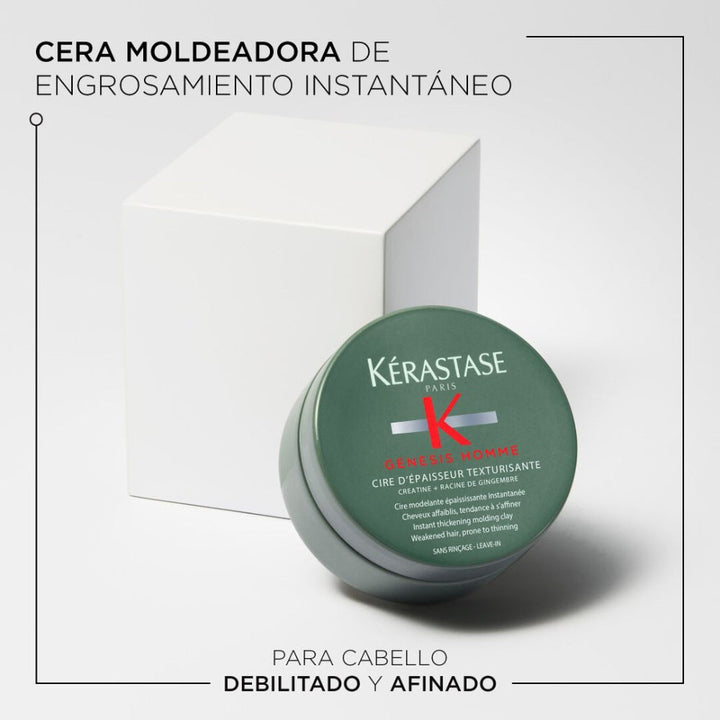 Kérastase - Genesis Homme Cera de Peinado Cire d‘Épaisseur Texturisante 75 ml
