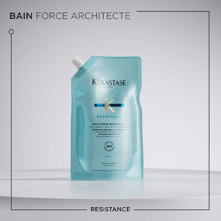 Kérastase - Résistance Champú Bain Force Architecte Refill 500 ml