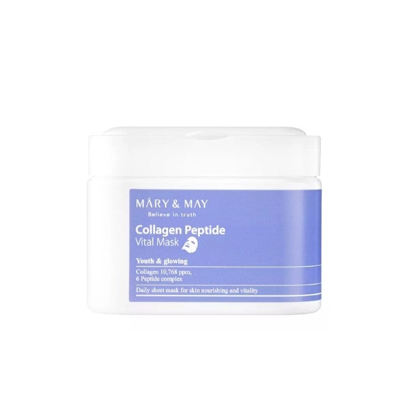 Mary&amp;May - Collagen Peptide Vital Mask - Set of Firming Facial Masks
