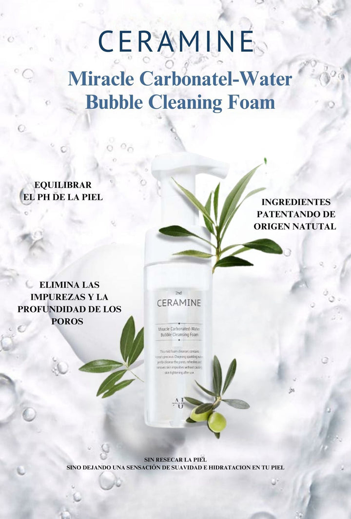 Miracle Carbonated-Water Bubble Cleansing Foam