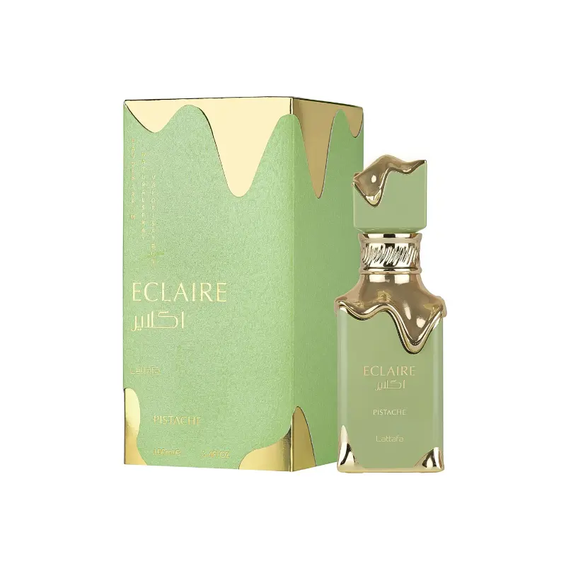 Eclaire Pistache Lattafa – Crema de Pistacho y Vainilla Dulce