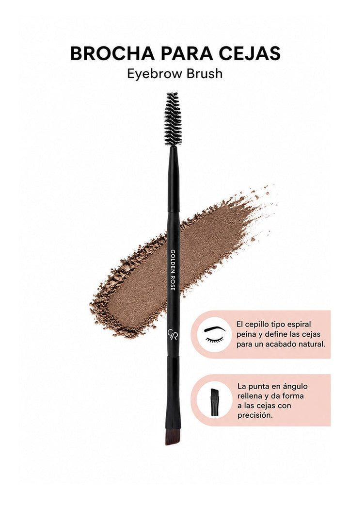 Brocha para Cejas – Doble Precisión - Eyebrow Brush