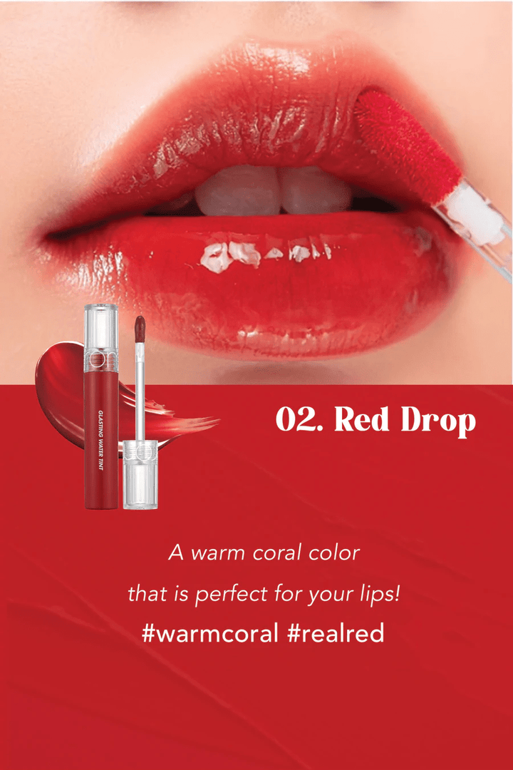 Glasting Water Tint 02 Red Drop Rom&amp;nd