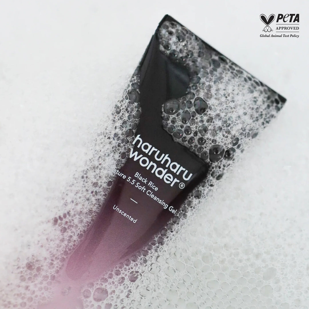 Haruharu Wonder - Black Rice Moisture 5.5 Soft Cleansing Gel - Rice Ferment Facial Gel