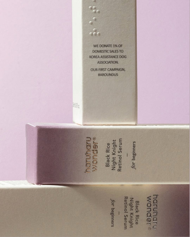 Haruharu Wonder - Black Rice Night Knight Retinol Serum - Night Serum with Retinolem and Rice Ferment - 20ml