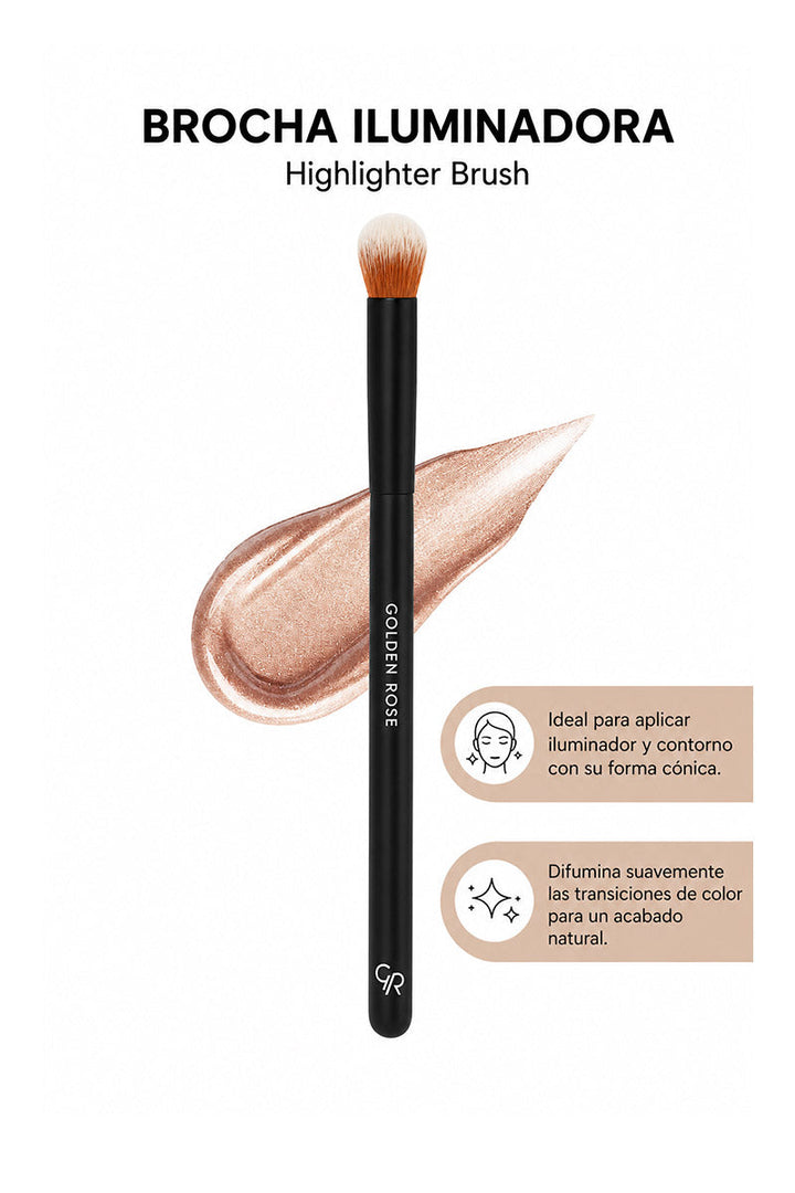 Brocha Iluminadora – Precisión y Luminosidad - Highlighter Brush