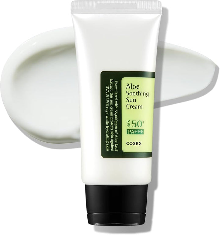 COSRX - Aloe Soothing Sun Cream SPF50+/PA+++ - Moisturizing Sunscreen - 50ml