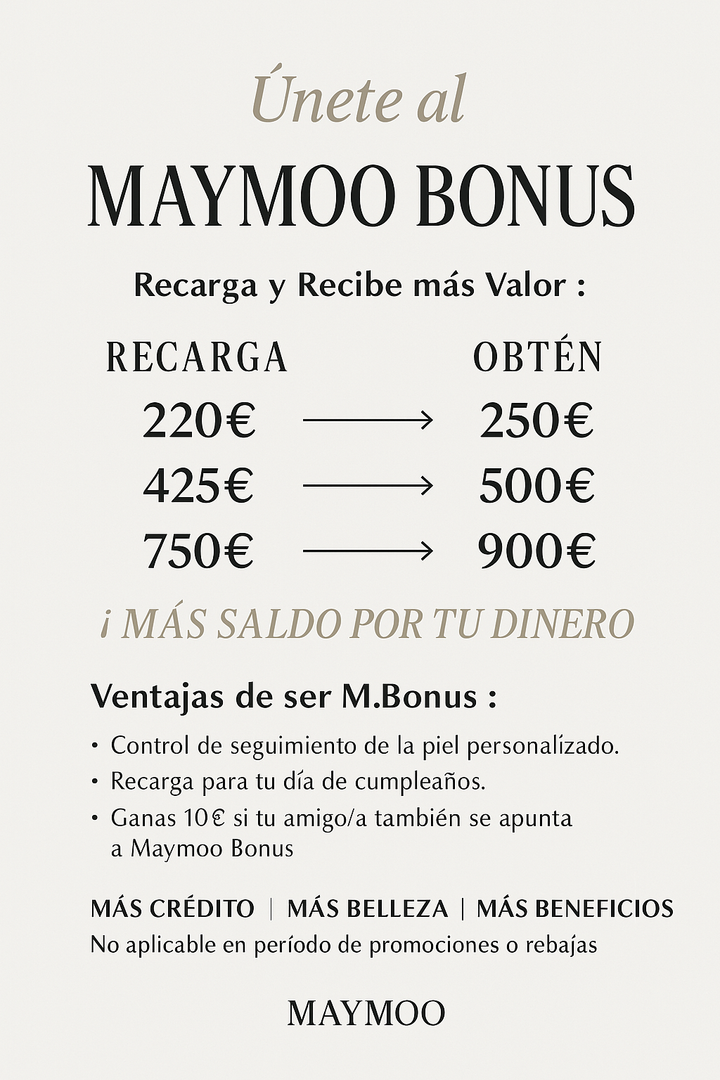 Maymoo Bonus | Recarga 750€ obtén 900€