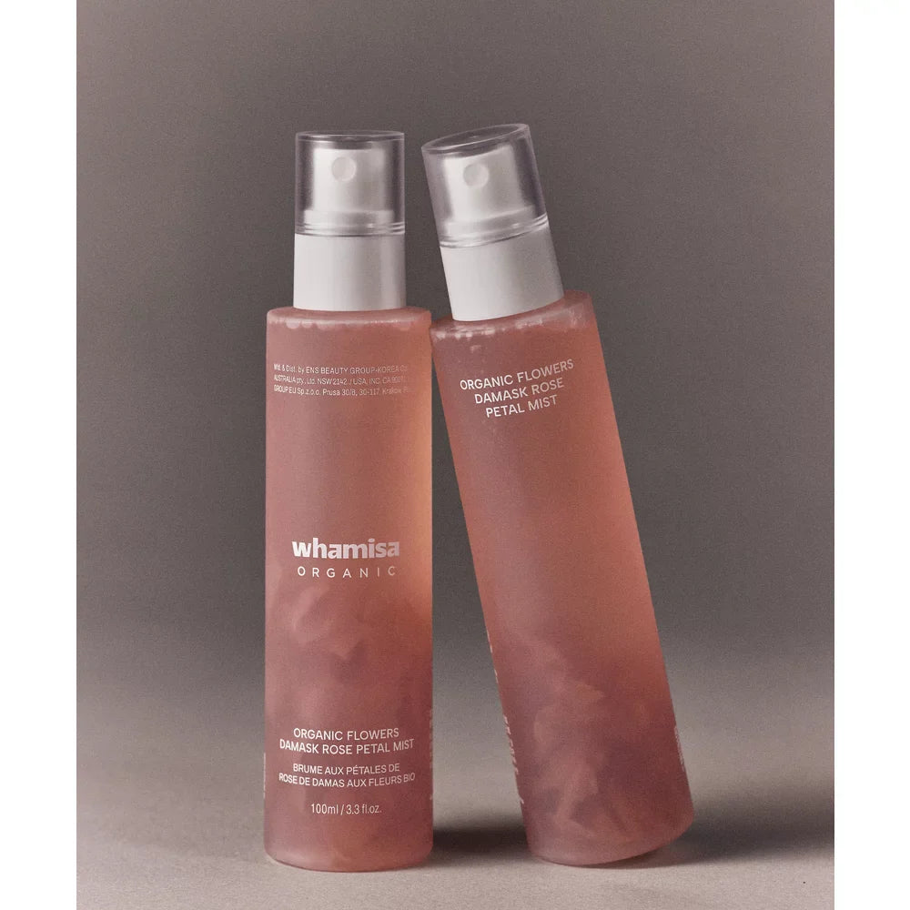 Organic Flowers damask rose petal mist Whamisa
