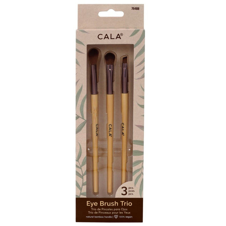 Natural Bamboo Eye Brush Trio