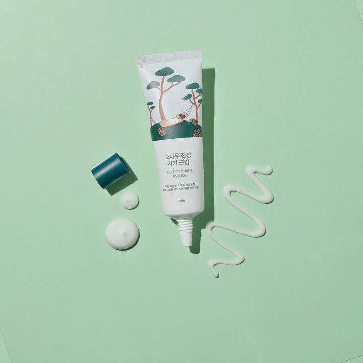 Round Lab - Pine Calming Cica Cream - Moisturizing and Nourishing Cream - 50 ml