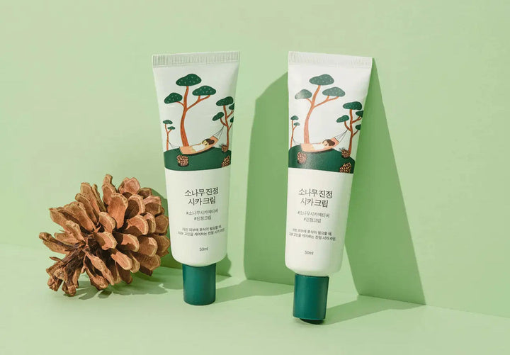 Round Lab - Pine Calming Cica Cream - Moisturizing and Nourishing Cream - 50 ml