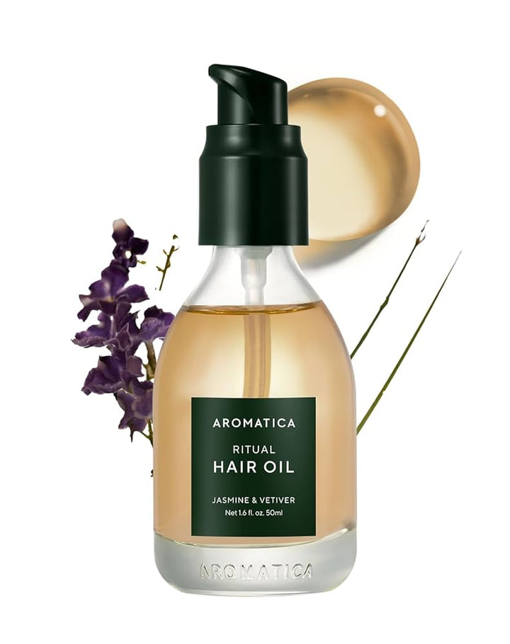 Aromatica - Ritual Hair Oil Jasmine &amp; Vetiver - Nourishing Hair Oil - 50ml
