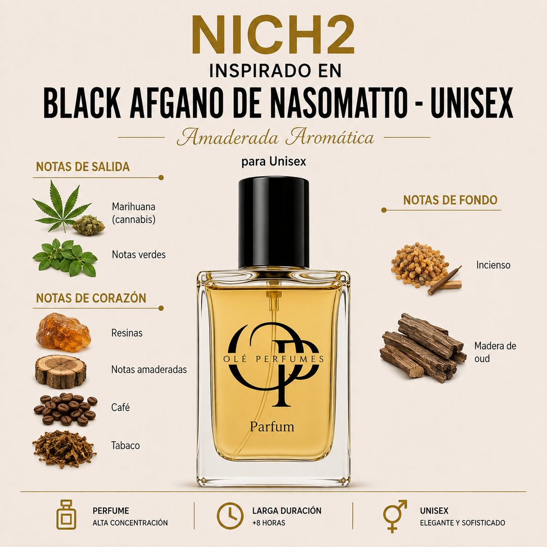 NICH2 INSPIRADO EN BLACK AFGANO DE NASOMATTO - UNISEX