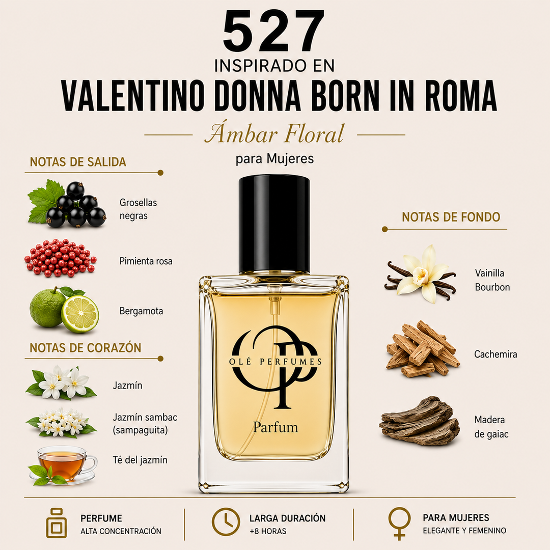 527 INSPIRADO EN VALENTINO DONNA BORN IN ROMA