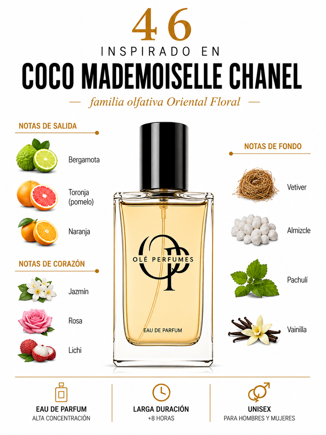 46  INSPIRADO EN COCO MADEMOISELLE CHANEL