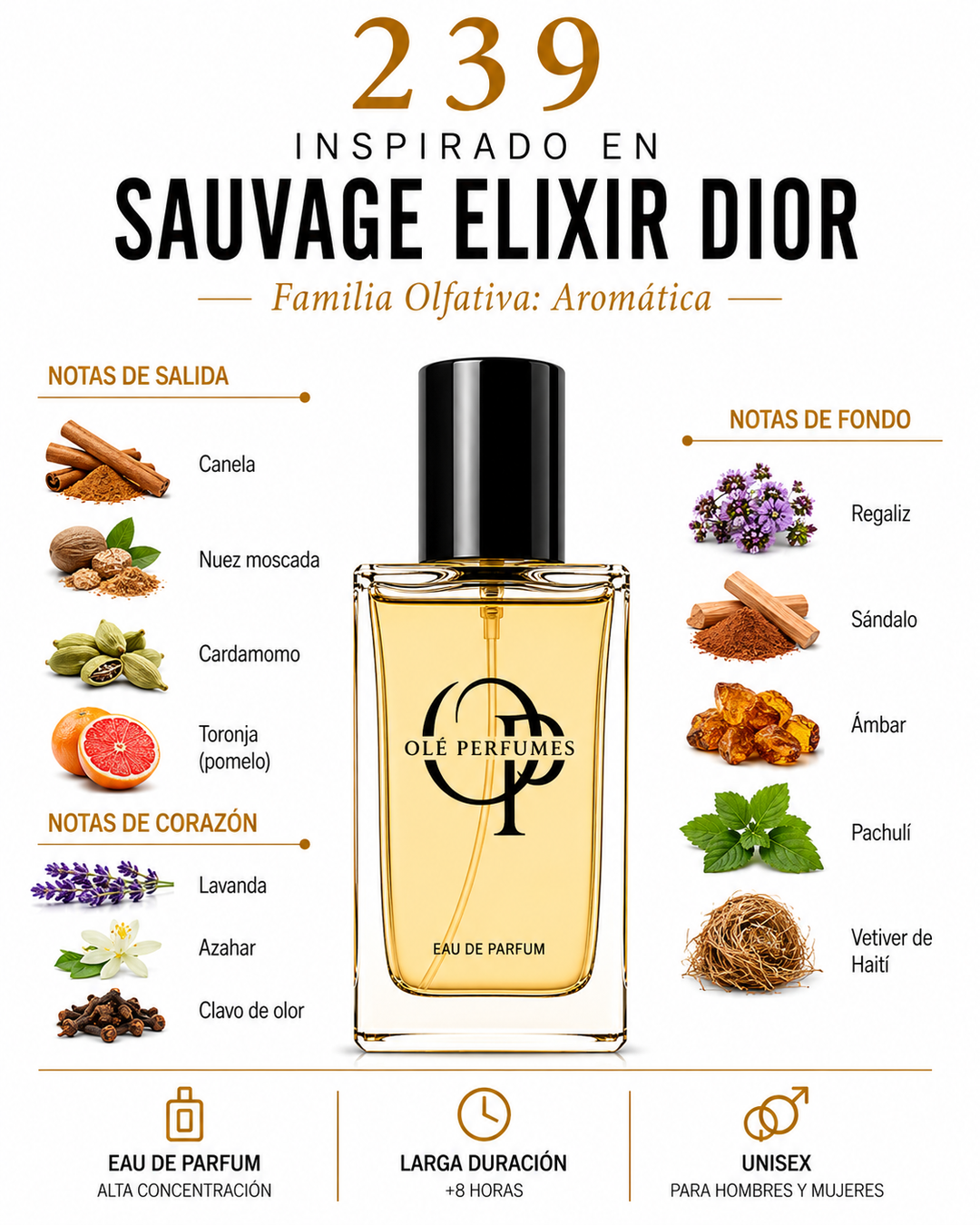 239 INSPIRADO EN SAUVAGE ELIXIR DIOR