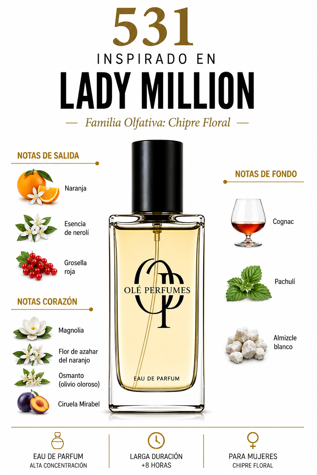 531 INSPIRADO EN LADY MILLION