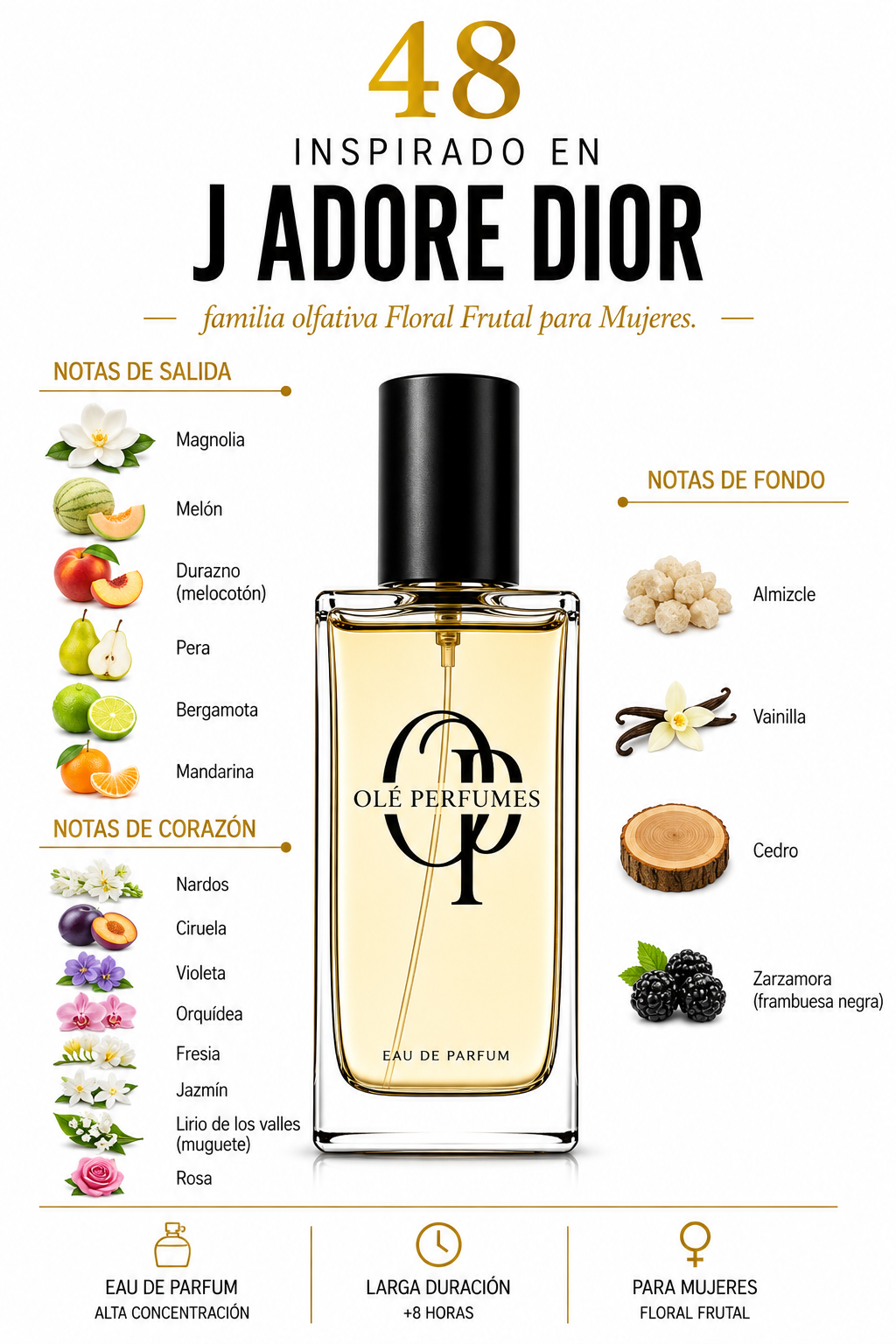 48 INSPIRADO EN J ADORE DIOR