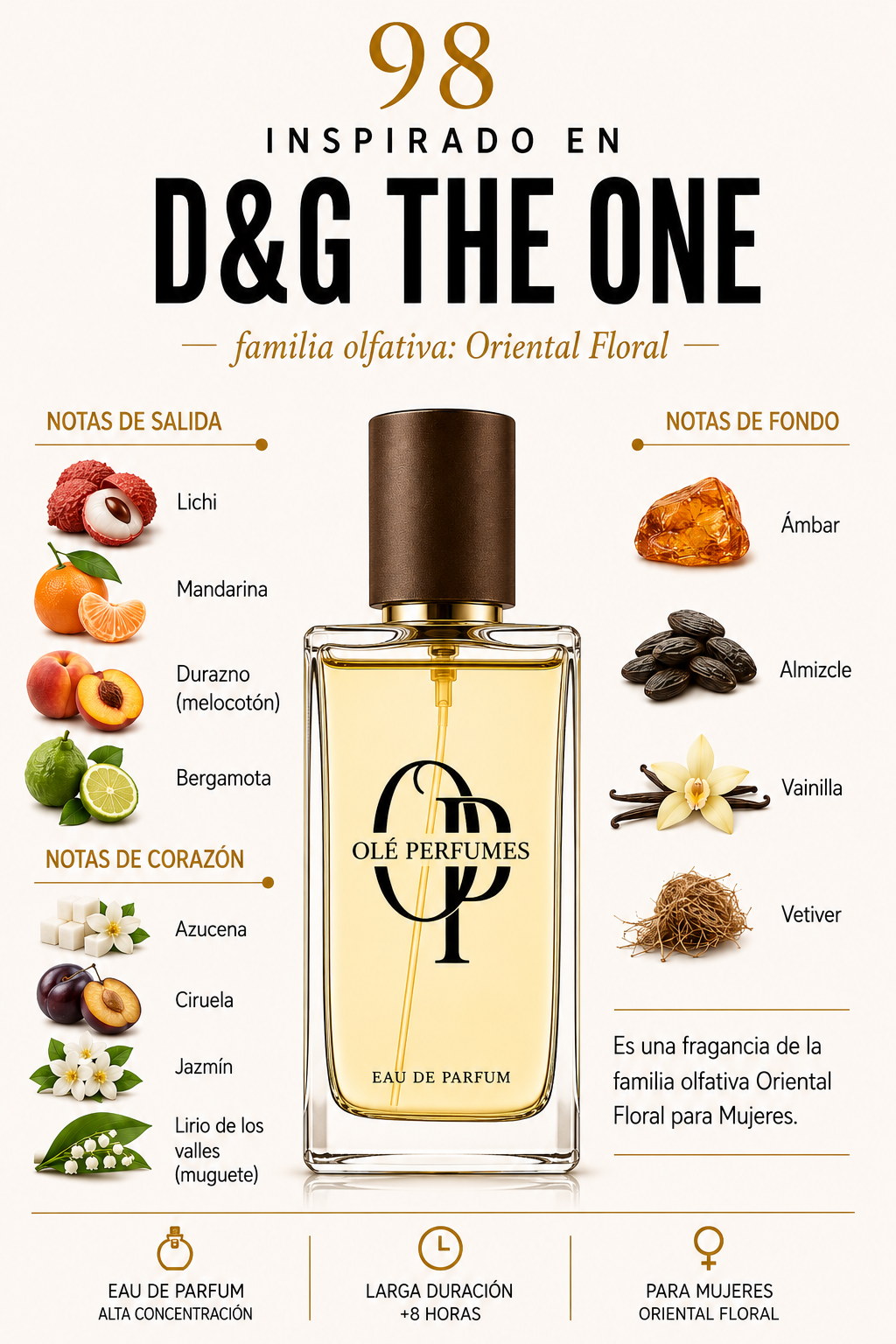 98 INSPIRADO EN D&amp;G THE ONE
