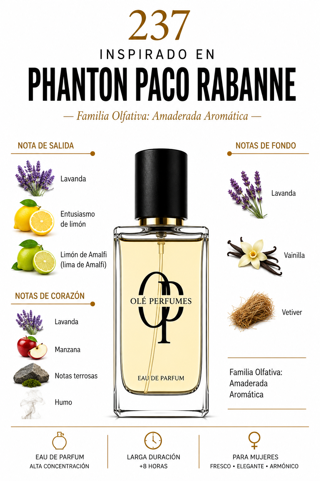 237 INSPIRADO EN PHANTON PACO RABANNE