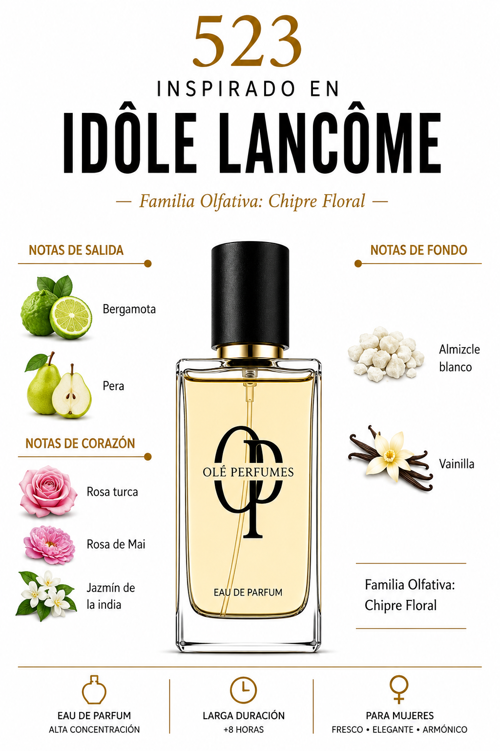 523 INSPIRADO EN IDÔLE LANCÔME